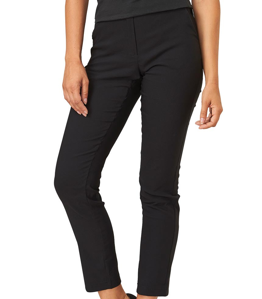 Pantalone Donna Nero Piquet  Elast. Siggi
