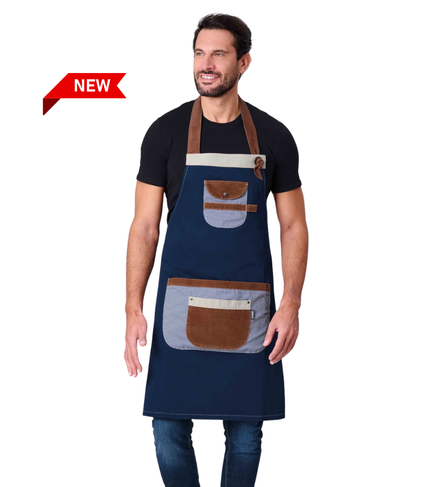 Grembiule U2 unisex Blu SIGGI